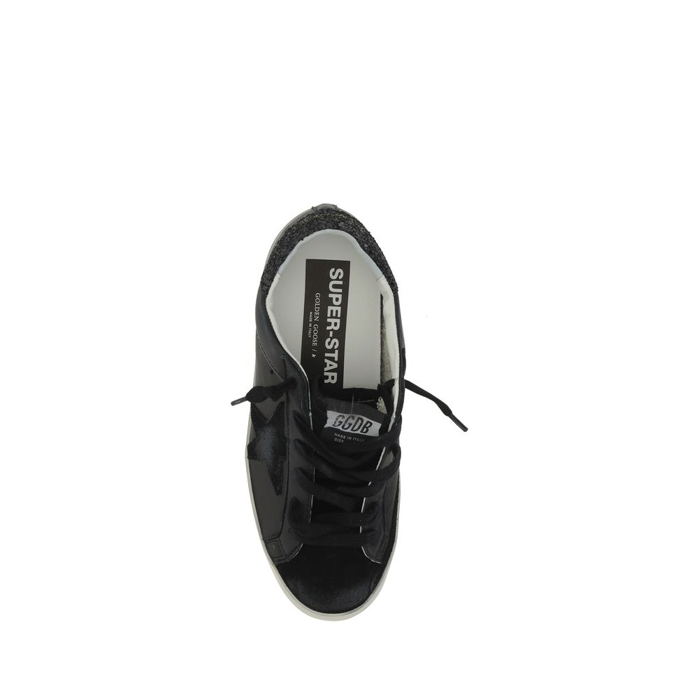 Golden Goose Black Calf Leather Bos Taurus Sneakers | Regal Royce