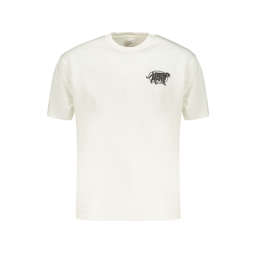 Vans White Cotton Men's T-Shirt | Regal Royce