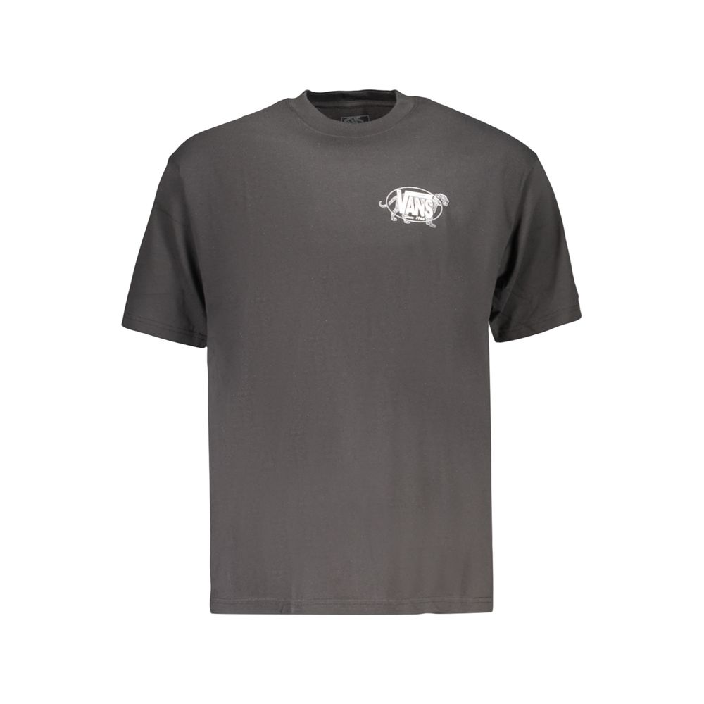 Vans Black Cotton Men's T-Shirt | Regal Royce