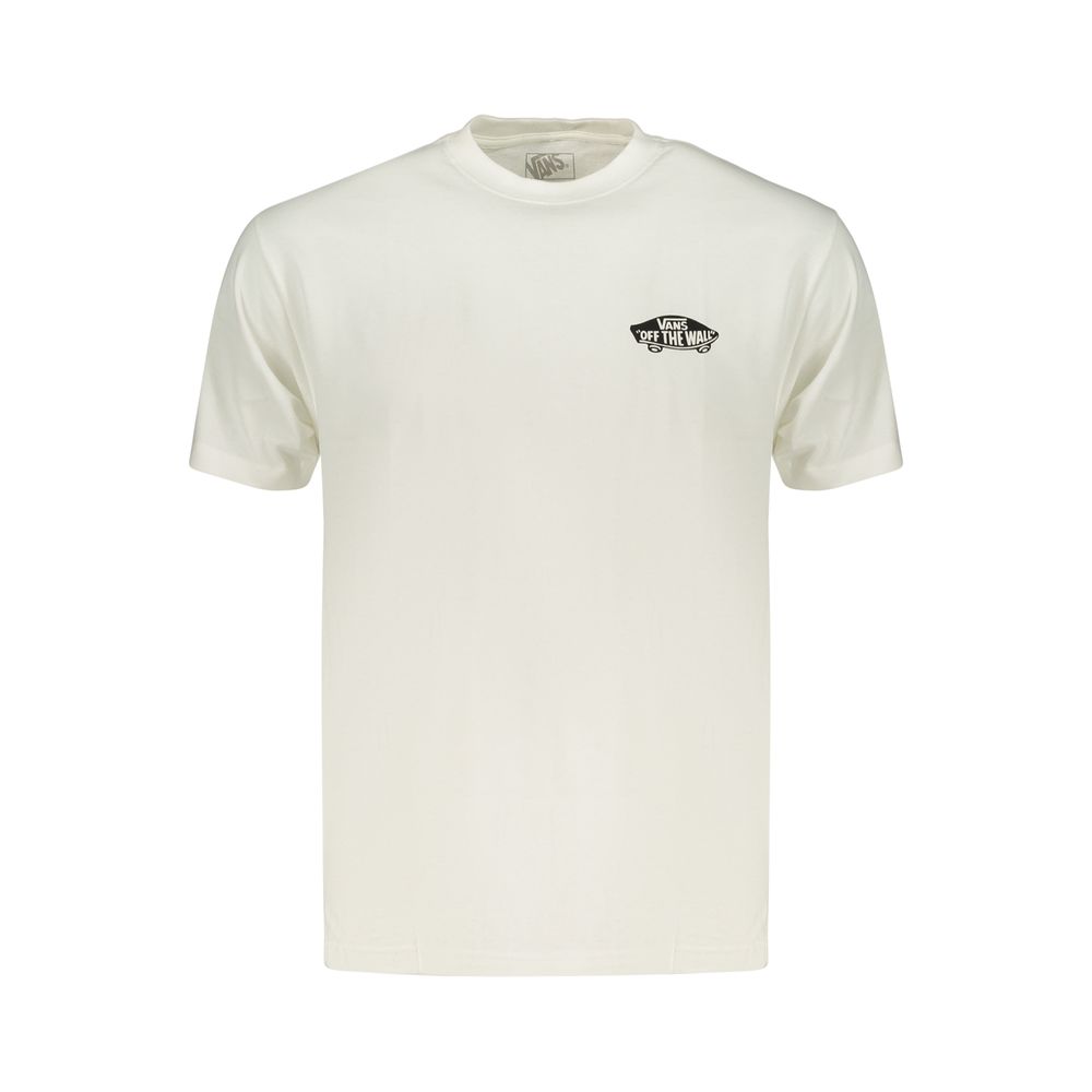 Vans White Cotton Men's T-Shirt | Regal Royce