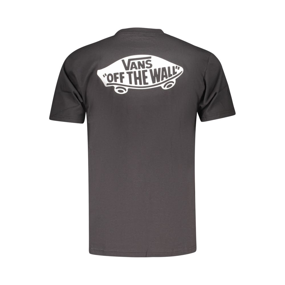 Vans Black Cotton Men's T-Shirt | Regal Royce