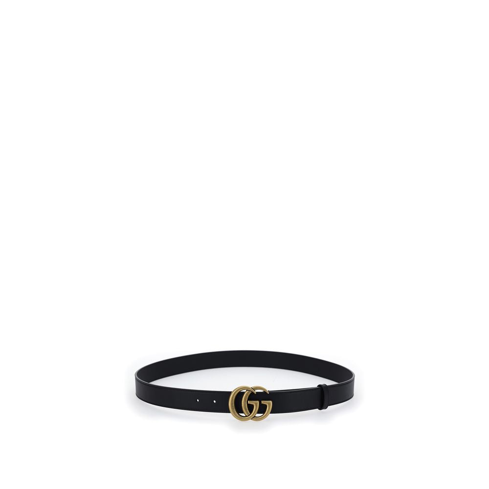 Gucci Black Calf Leather Bos Taurus Regular Belt | Regal Royce