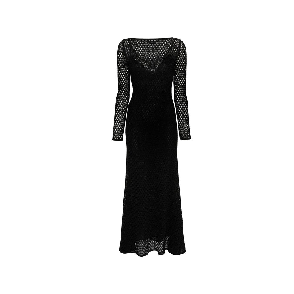 Tom Ford Black Metallic Fibre Casual Dress | Regal Royce