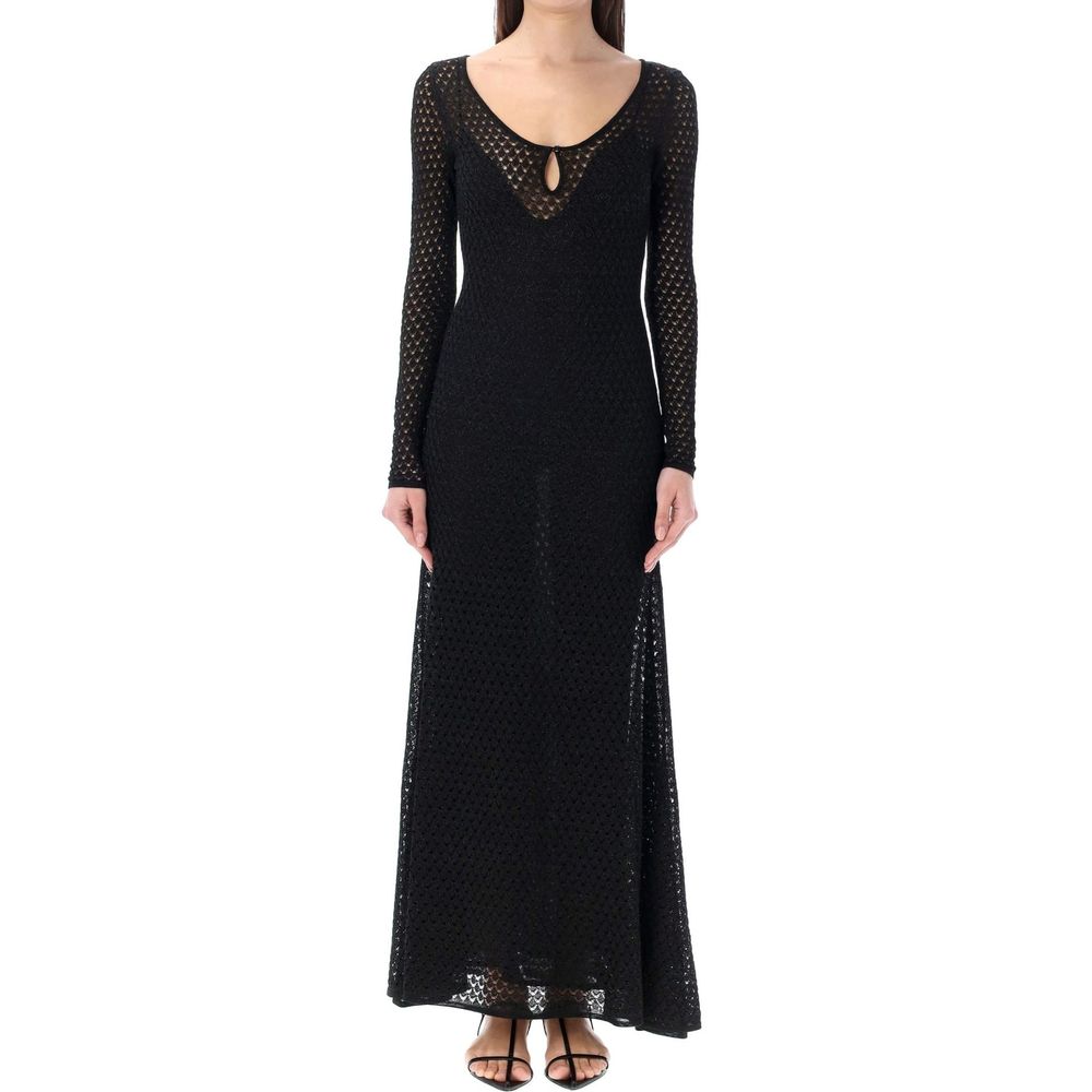 Tom Ford Black Metallic Fibre Casual Dress | Regal Royce