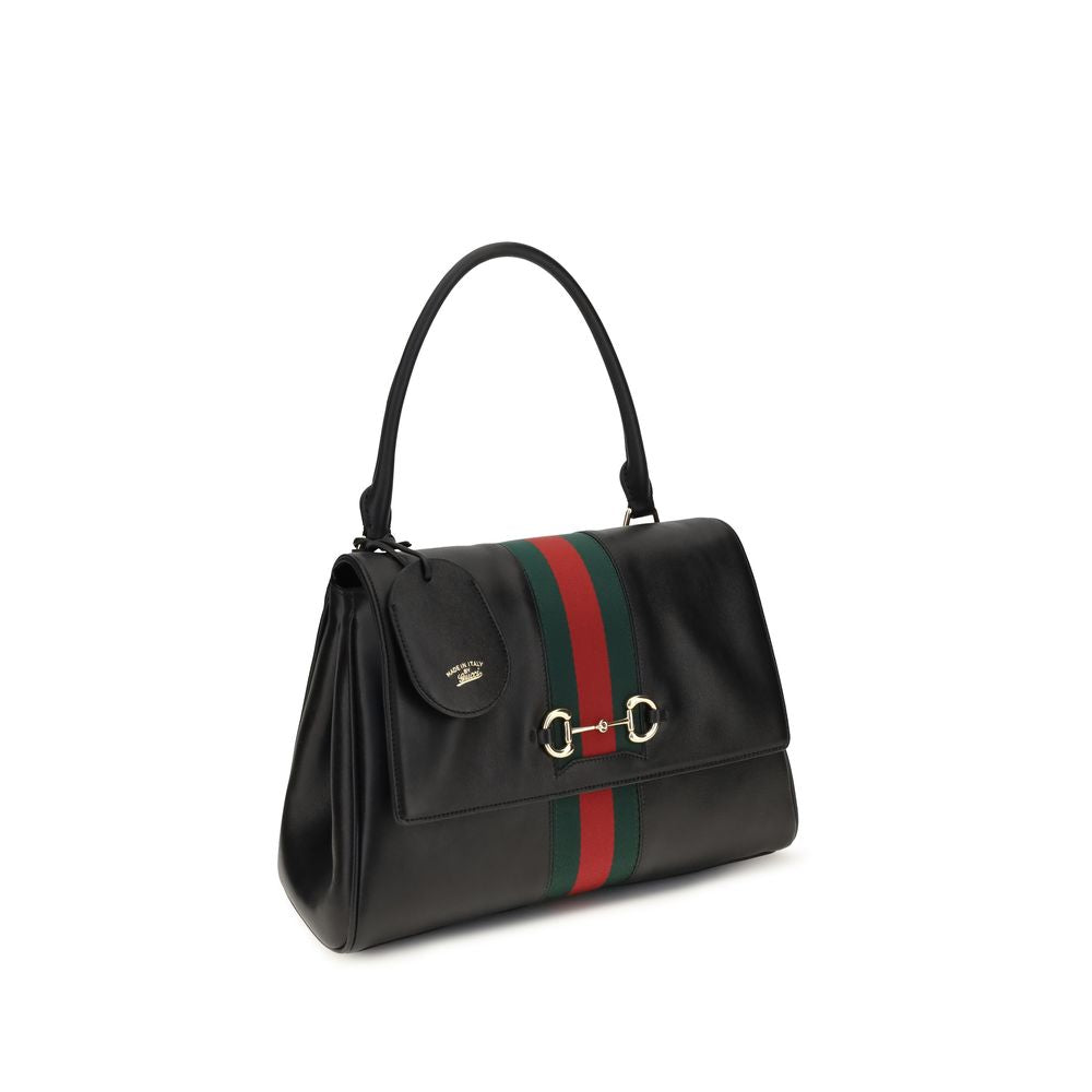 Gucci Black Calf Leather Bos Taurus Handbag | Regal Royce