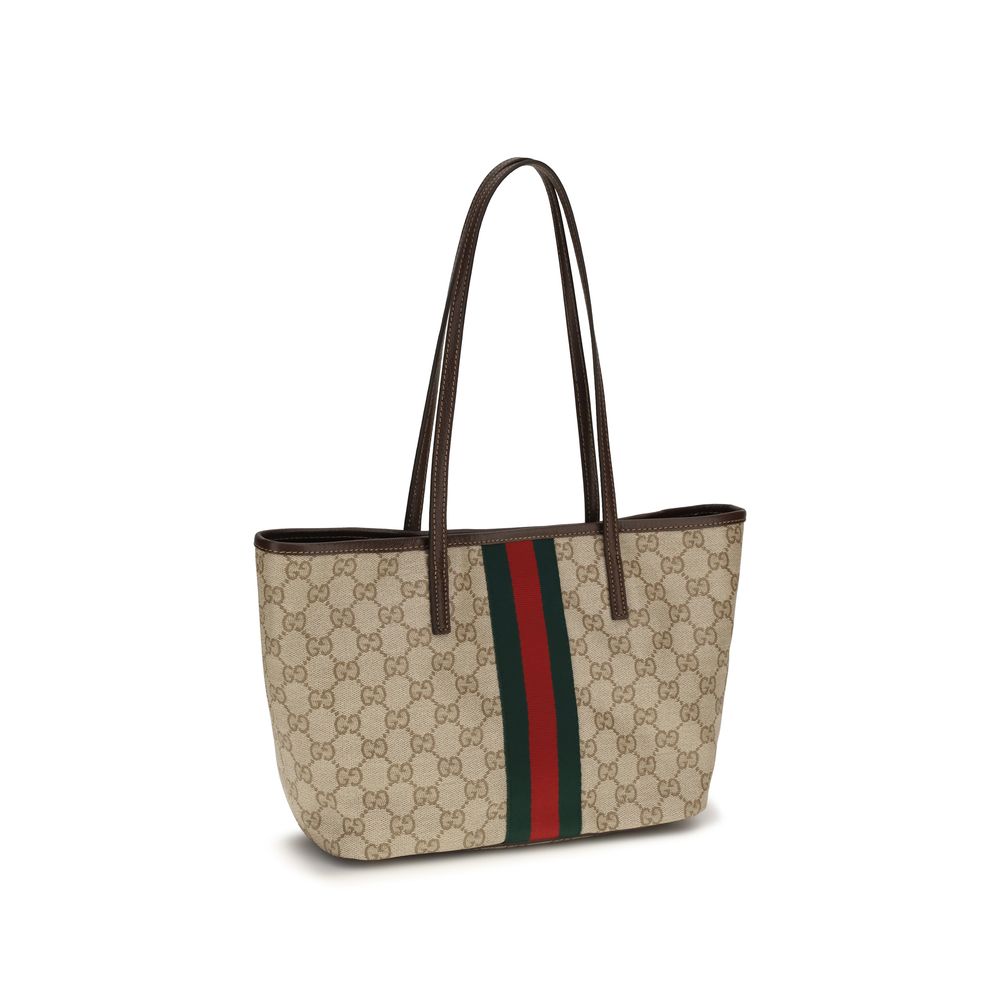 Gucci Beige Cotton Shoulder Bag | Regal Royce