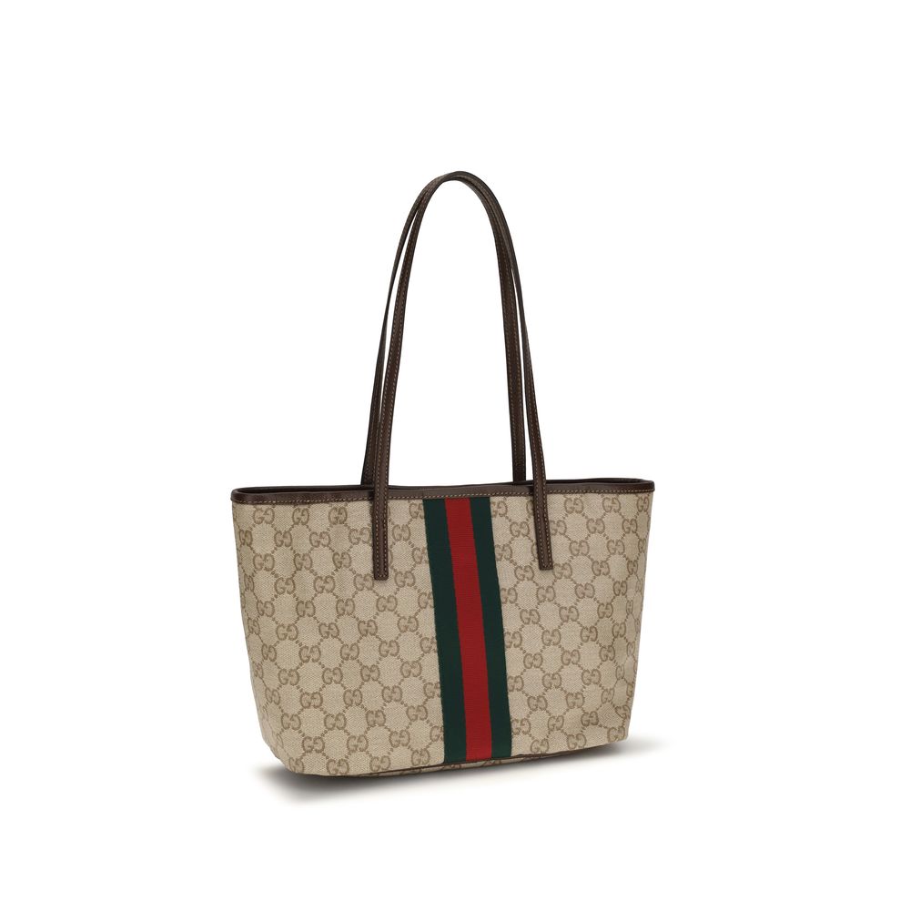 Gucci Beige Cotton Shoulder Bag | Regal Royce