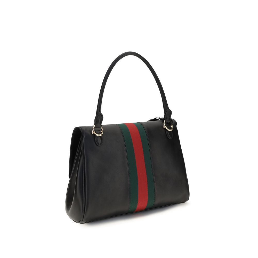 Gucci Black Calf Leather Bos Taurus Handbag | Regal Royce