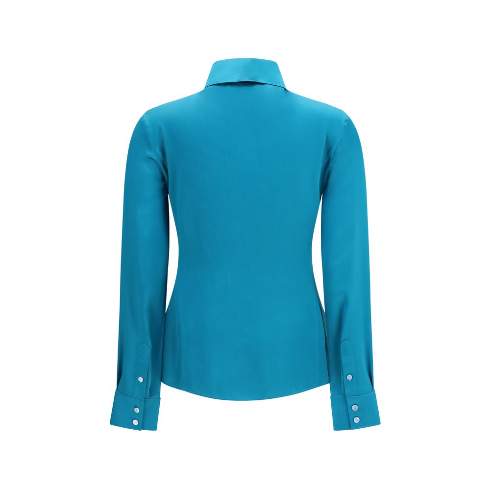 Gucci Blue Silk Dress Shirt | Regal Royce