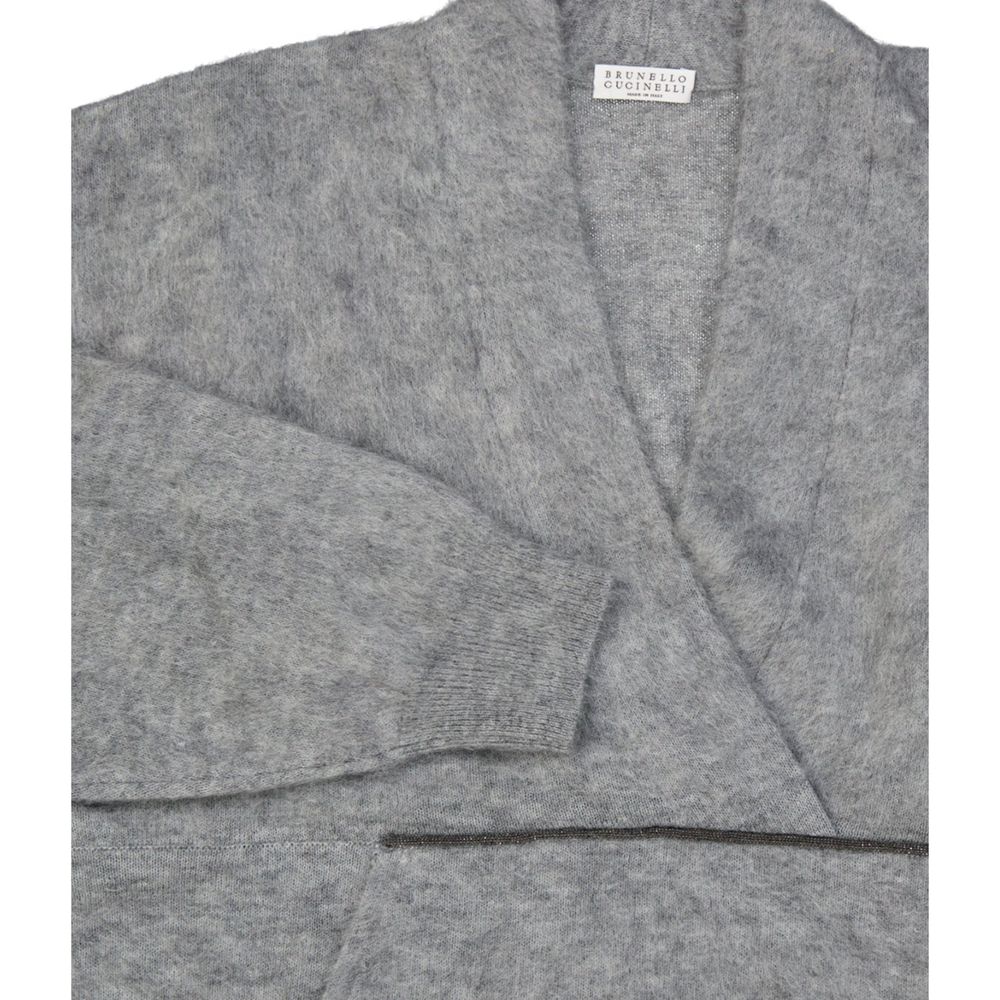 Brunello Cucinelli Gray Wool Sweatshirt | Regal Royce