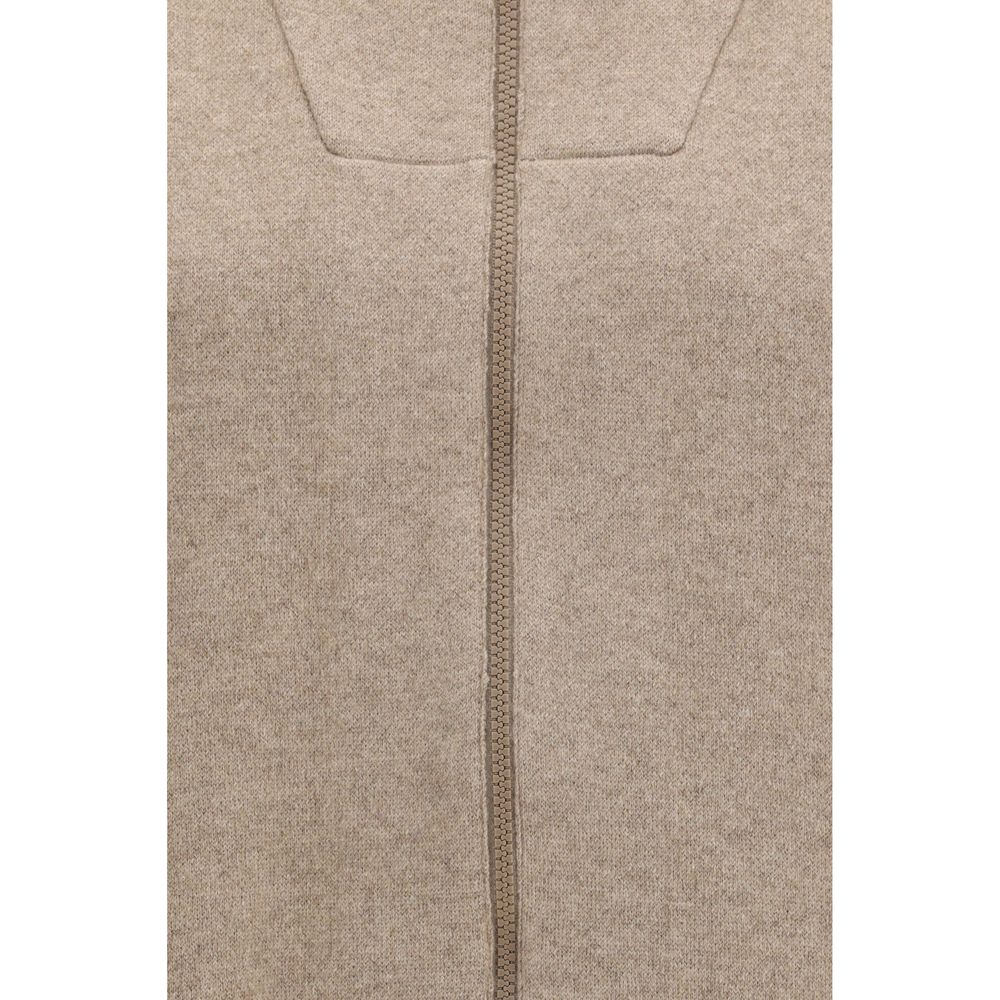 Brunello Cucinelli Beige Cashmere Cardigan | Regal Royce