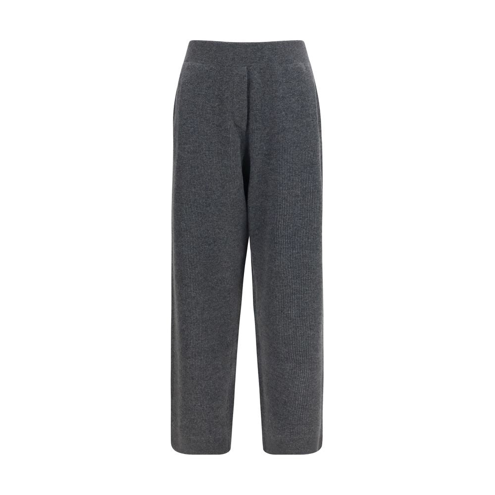 Brunello Cucinelli Gray Cashmere Casual Pants | Regal Royce