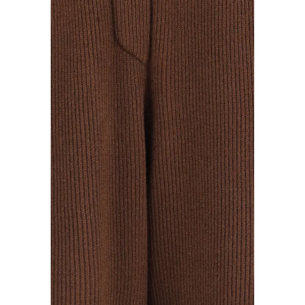 Brunello Cucinelli Brown Cashmere Casual Pants | Regal Royce