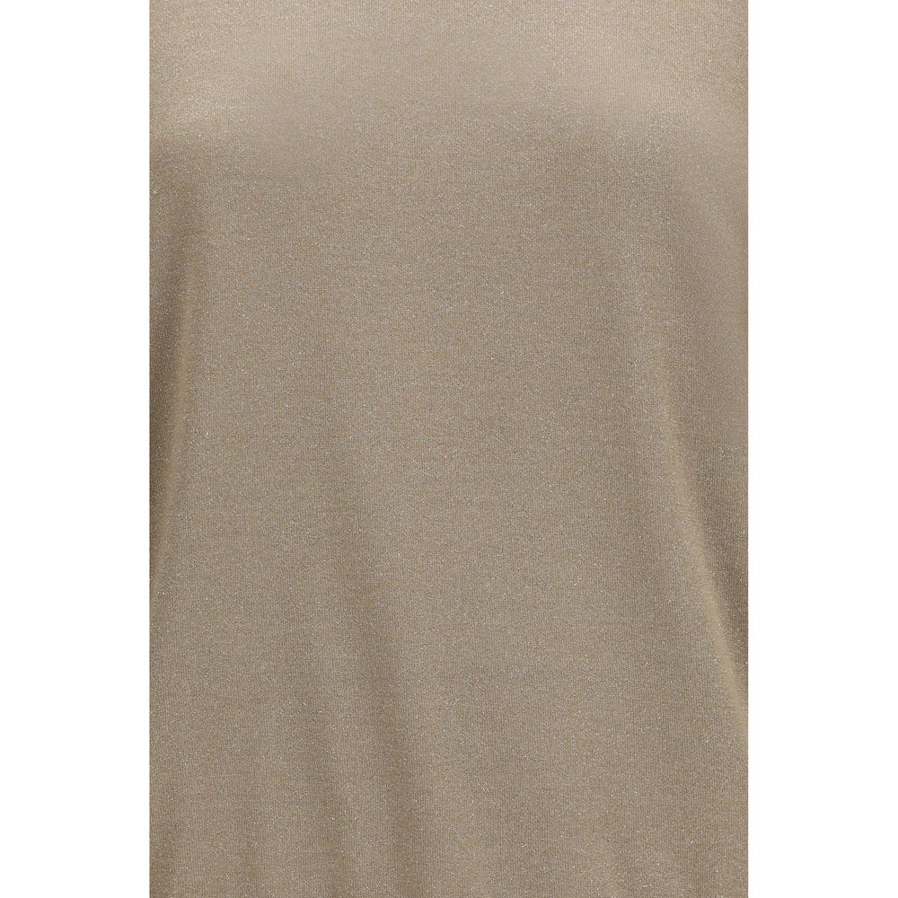 Brunello Cucinelli Beige Cashmere T-Shirt | Regal Royce