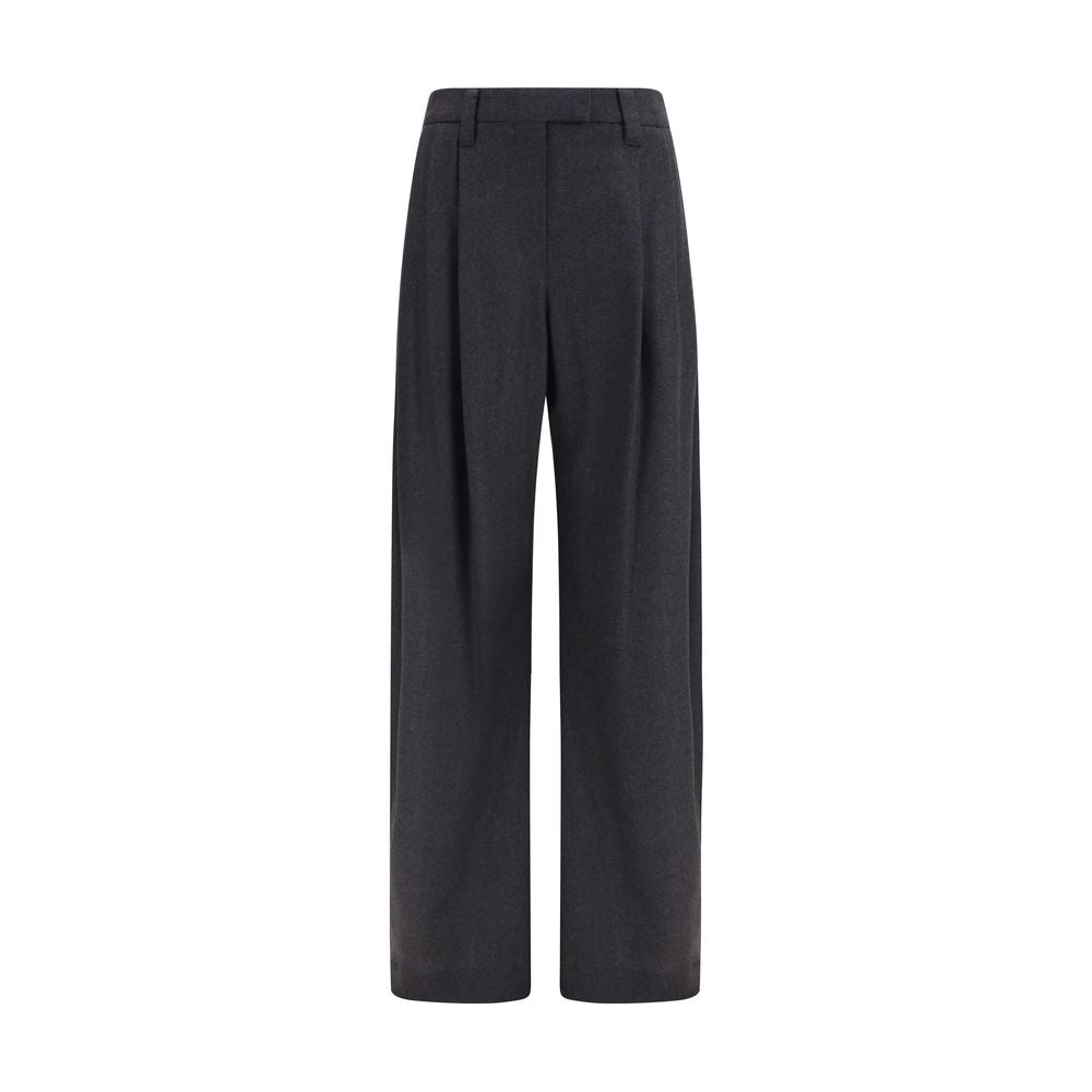 Brunello Cucinelli Gray Wool Oves Aries Dress Pants | Regal Royce