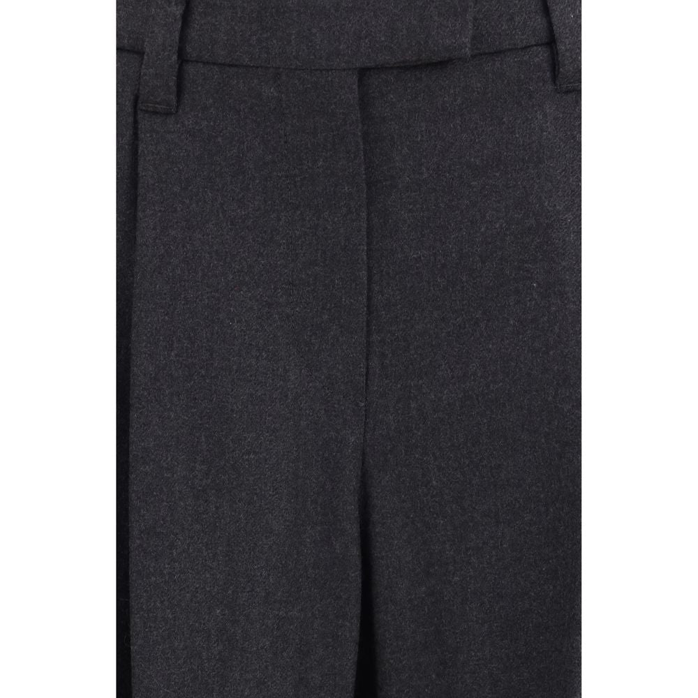 Brunello Cucinelli Gray Wool Oves Aries Dress Pants | Regal Royce