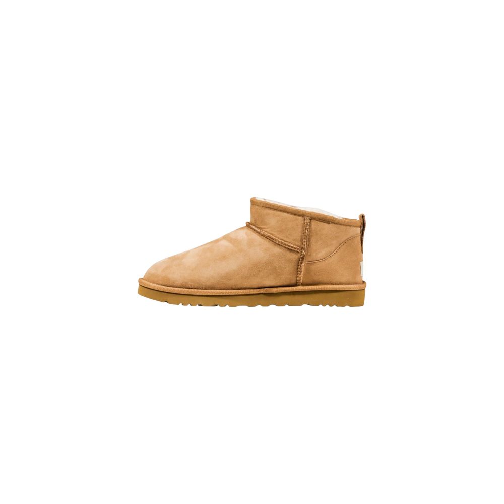 UGG Beige Leather Ankle Boots | Regal Royce