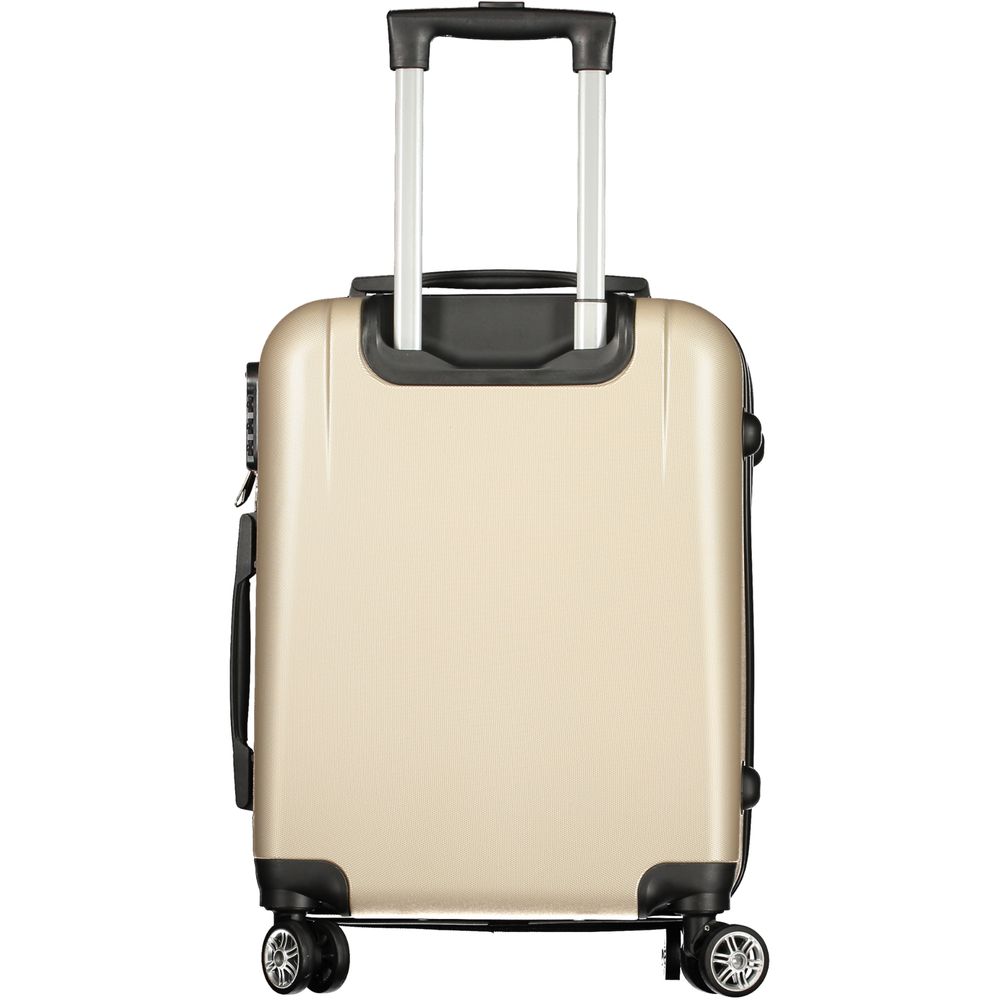 Laura Biagiotti Gold Polyurethane Women's Travel Bag | Regal Royce