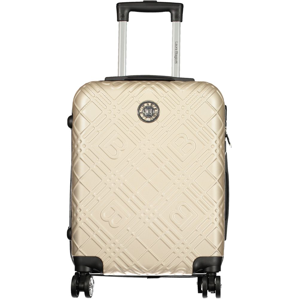 Laura Biagiotti Gold Polyurethane Women's Travel Bag