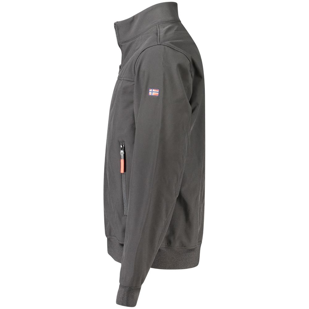 Norway 1963 Black Polyester Men's Jacket | Regal Royce