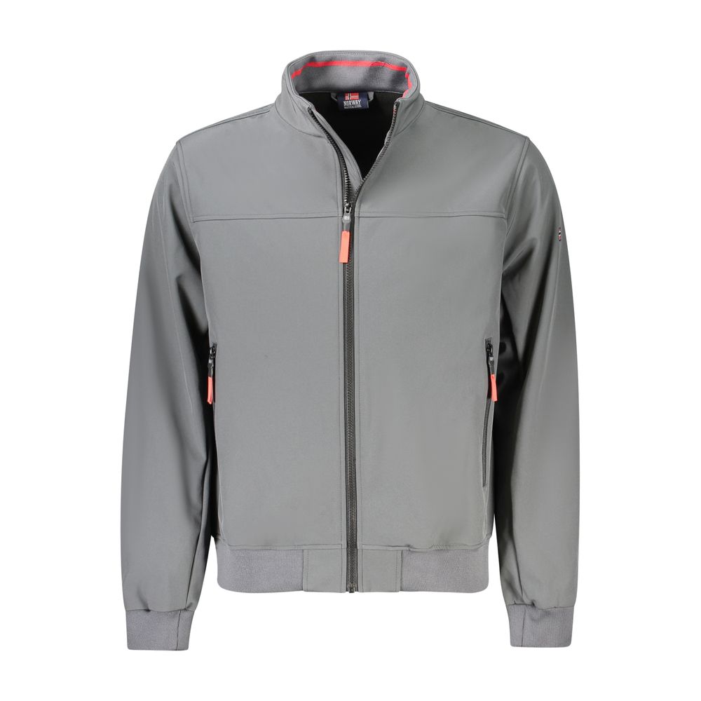 Norway 1963 Gray Polyester Men's Jacket | Regal Royce