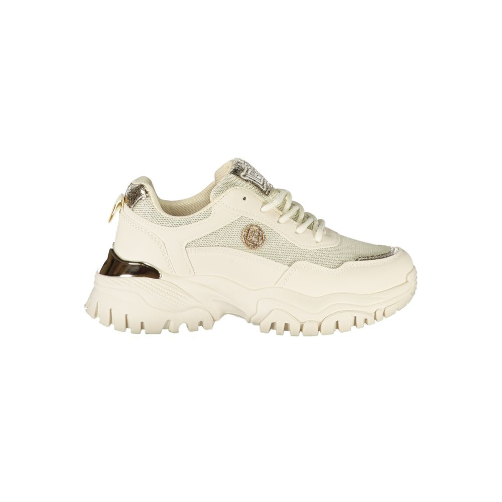 Laura Biagiotti Beige Polyester Women Sneaker | Regal Royce