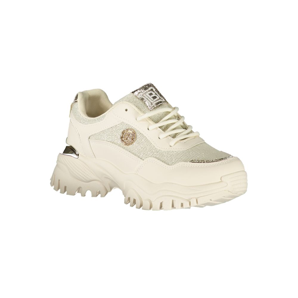 Laura Biagiotti Beige Polyester Women Sneaker | Regal Royce