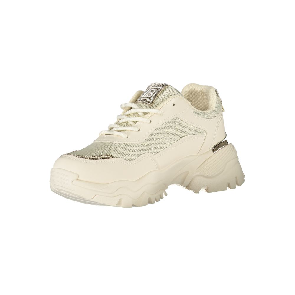 Laura Biagiotti Beige Polyester Women Sneaker | Regal Royce