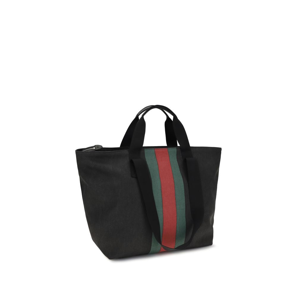 Gucci Black Cotton Shoulder Bag | Regal Royce