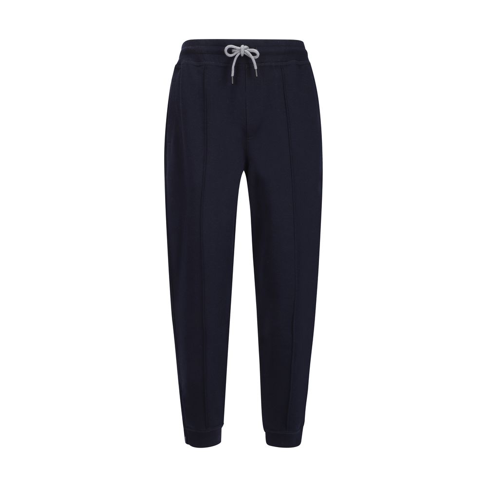 Brunello Cucinelli Blue Cotton Joggers (Workout Pants) | Regal Royce