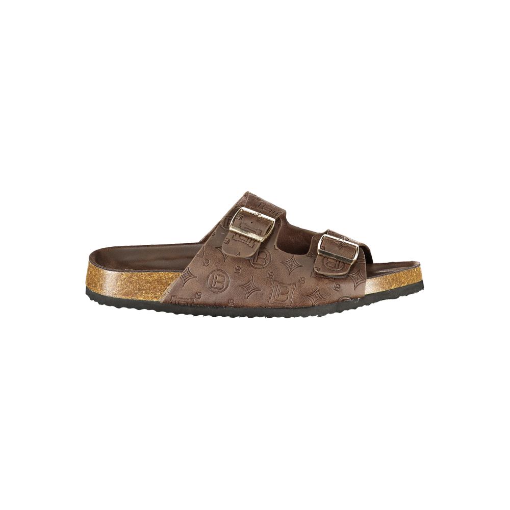 Laura Biagiotti Brown Polyurethane Women's Sandal | Regal Royce