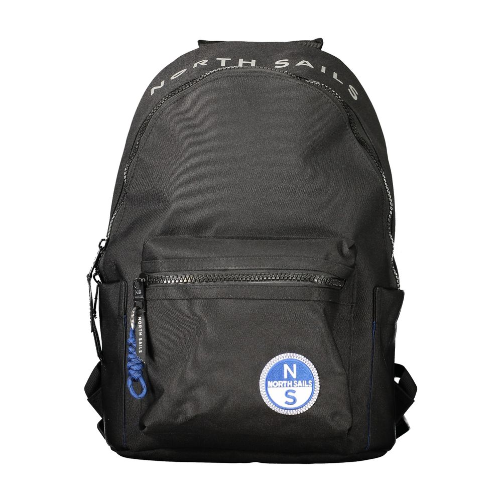 North Sails Black Polyester Backpack | Regal Royce