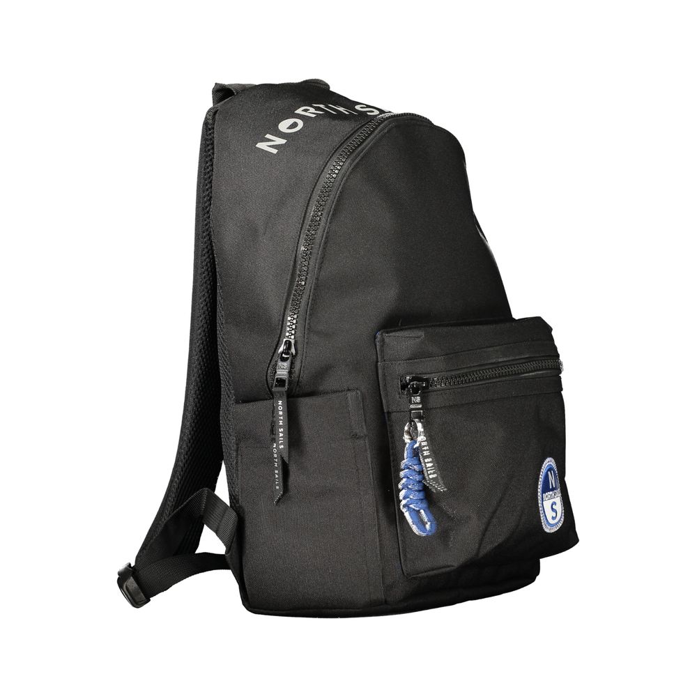 North Sails Black Polyester Backpack | Regal Royce