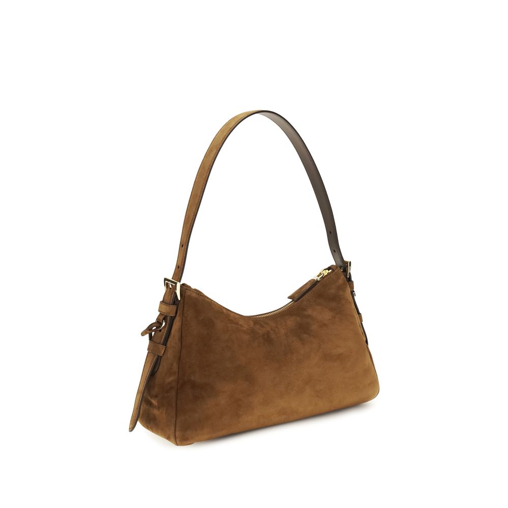 Prada Brown Calf Leather Bos Taurus Shoulder Bag | Regal Royce