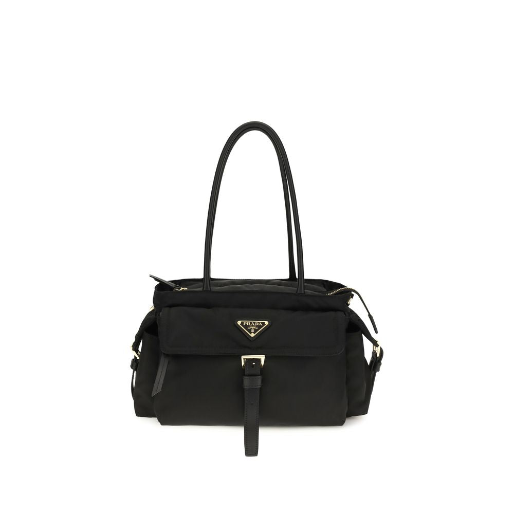 Prada Black Polyamide Shoulder Bag | Regal Royce