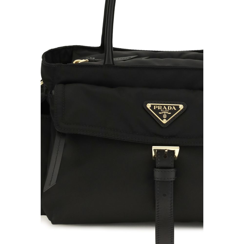 Prada Black Polyamide Shoulder Bag | Regal Royce