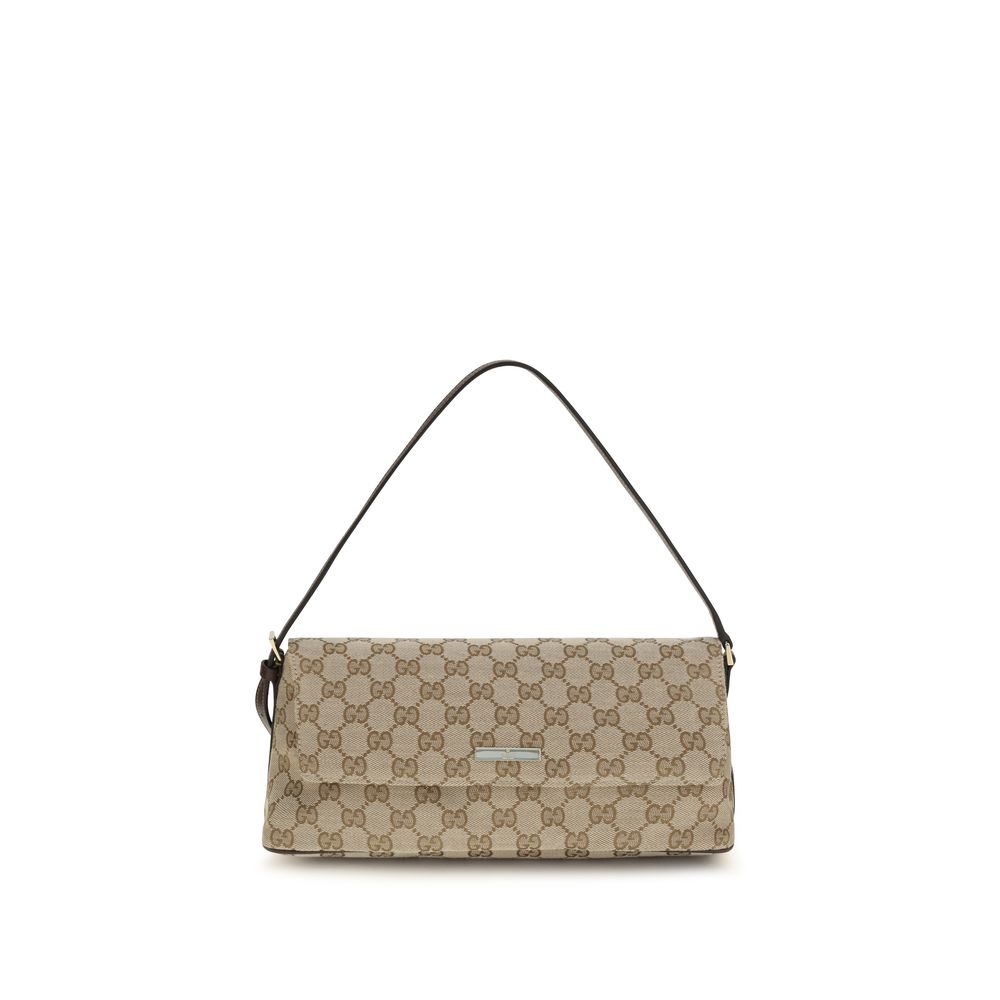 Gucci Brown Fabric Shoulder Bag | Regal Royce