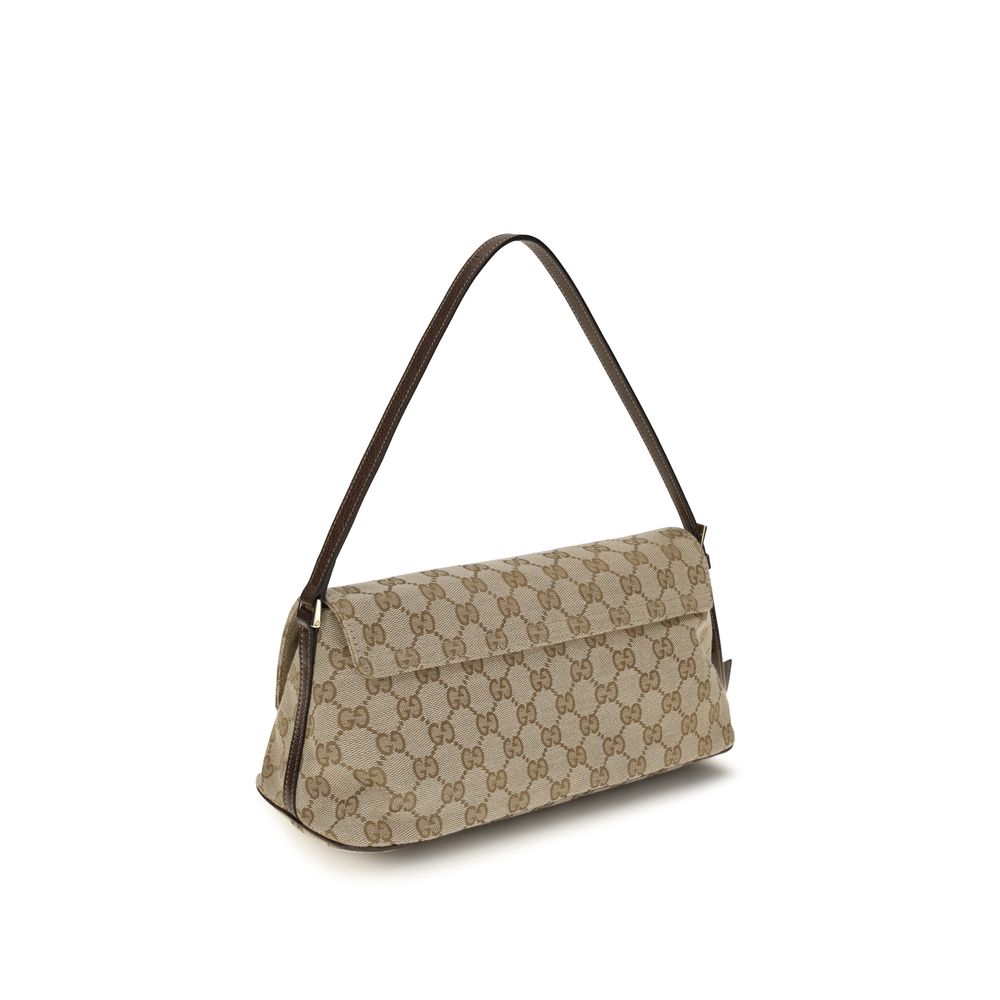 Gucci Brown Fabric Shoulder Bag | Regal Royce