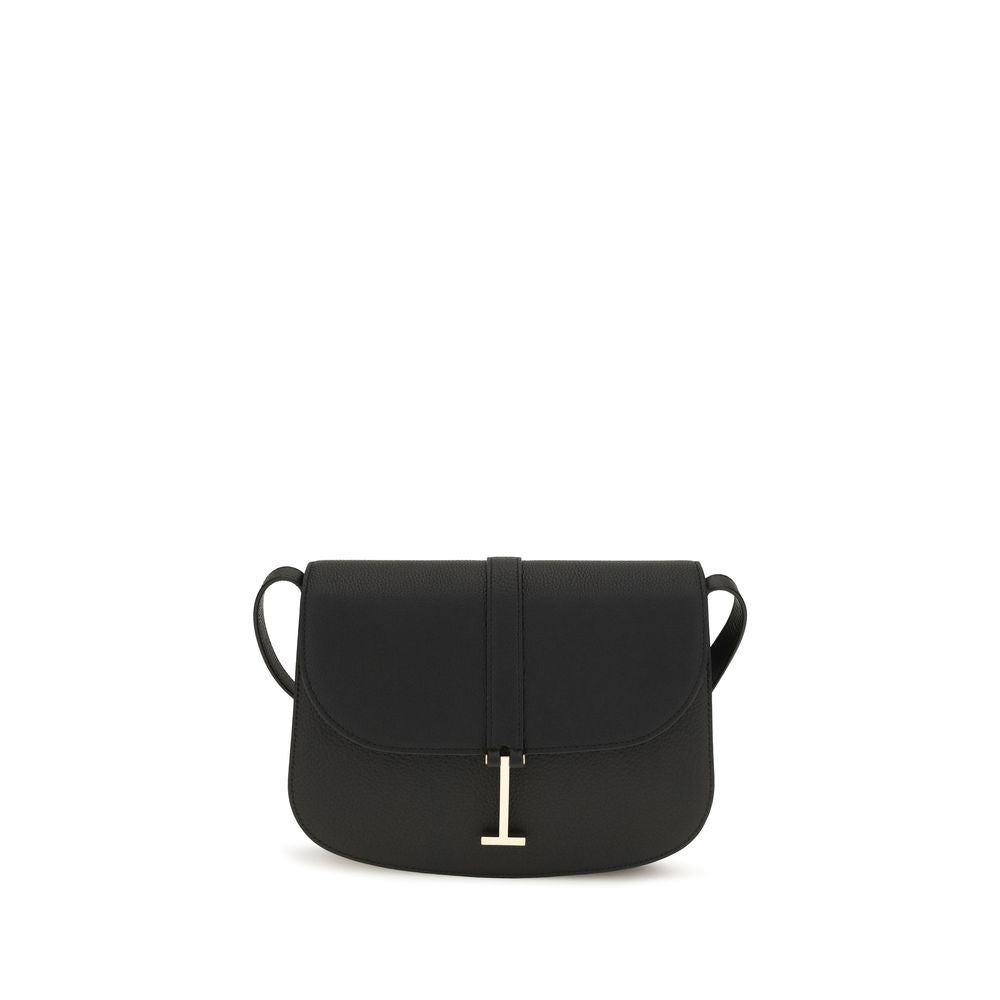 Tom Ford Black Calf Leather Bos Taurus Shoulder Bag | Regal Royce
