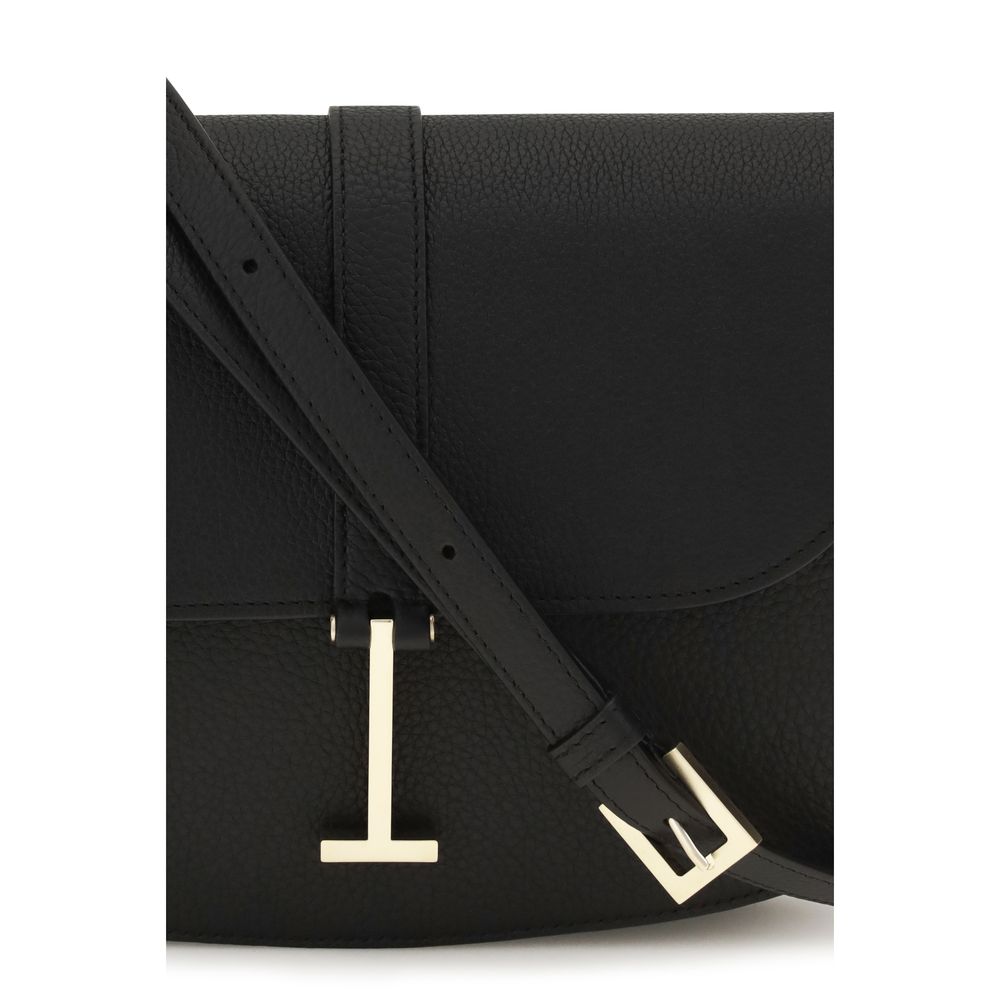 Tom Ford Black Calf Leather Bos Taurus Shoulder Bag | Regal Royce