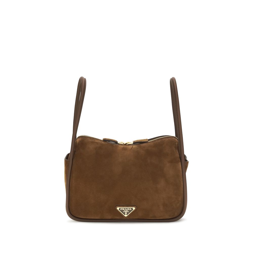 Prada Brown Calf Leather Bos Taurus Handbag | Regal Royce