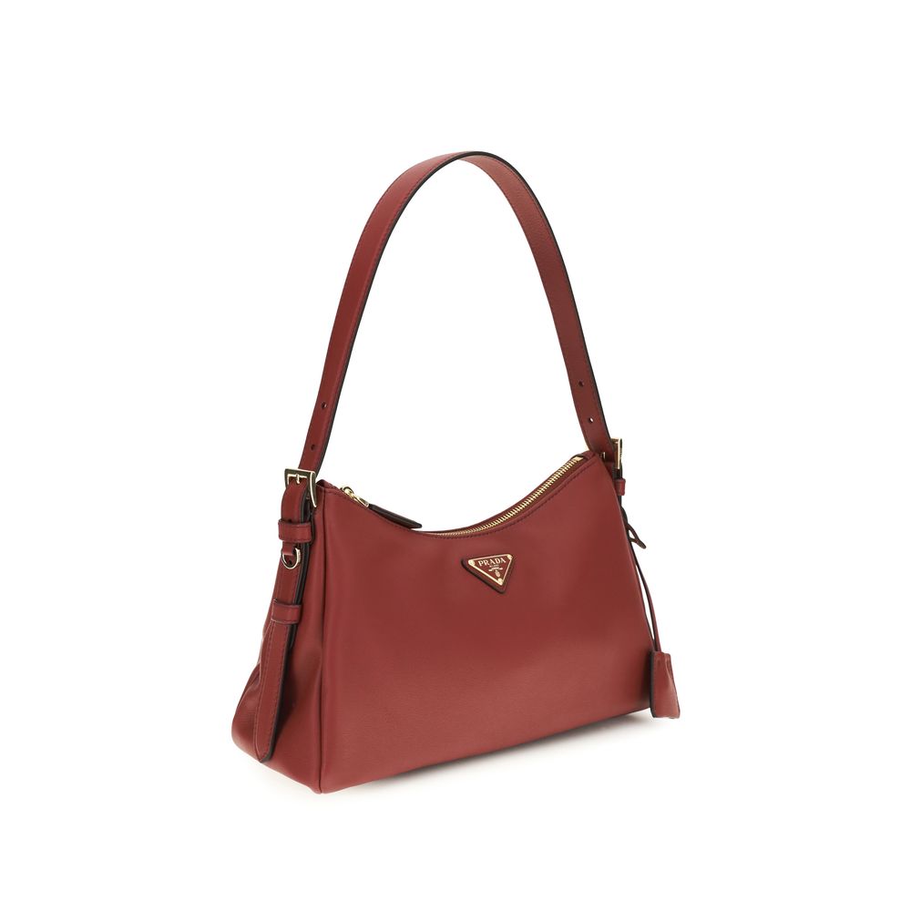 Prada Multicolor Calf Leather Bos Taurus Shoulder Bag | Regal Royce