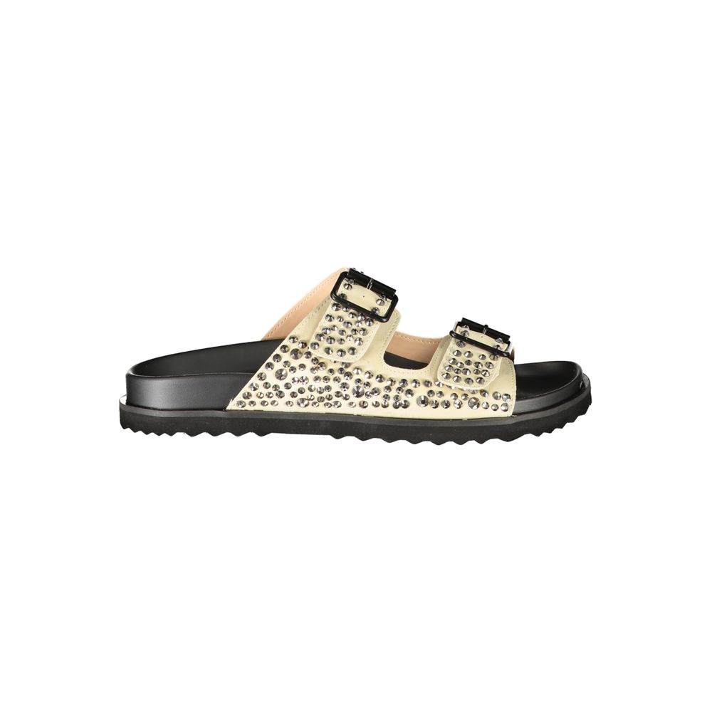 Laura Biagiotti Beige Polyurethane Women's Slipper | Regal Royce