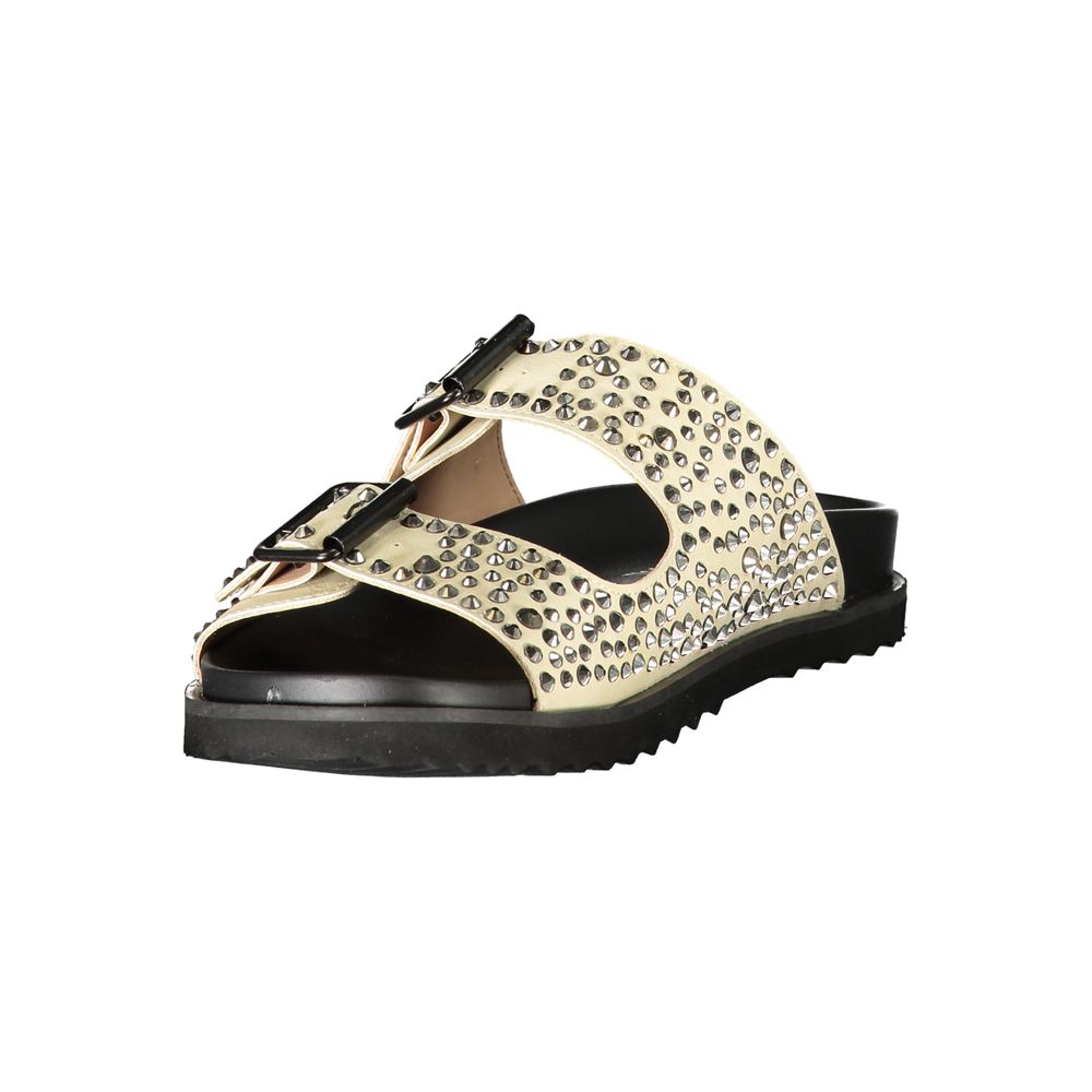 Laura Biagiotti Beige Polyurethane Women's Slipper | Regal Royce