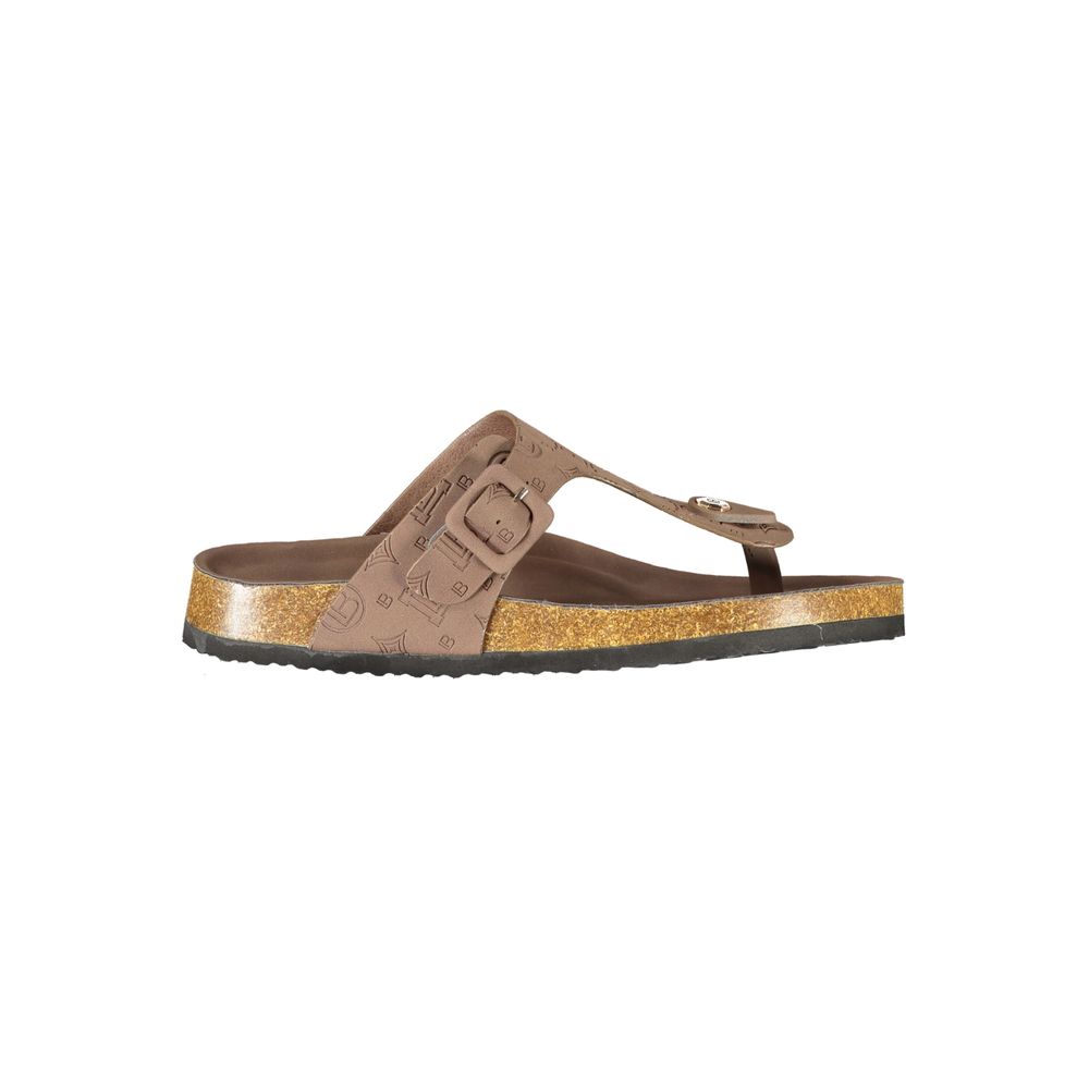 Laura Biagiotti Brown Polyurethane Women's Sandal | Regal Royce