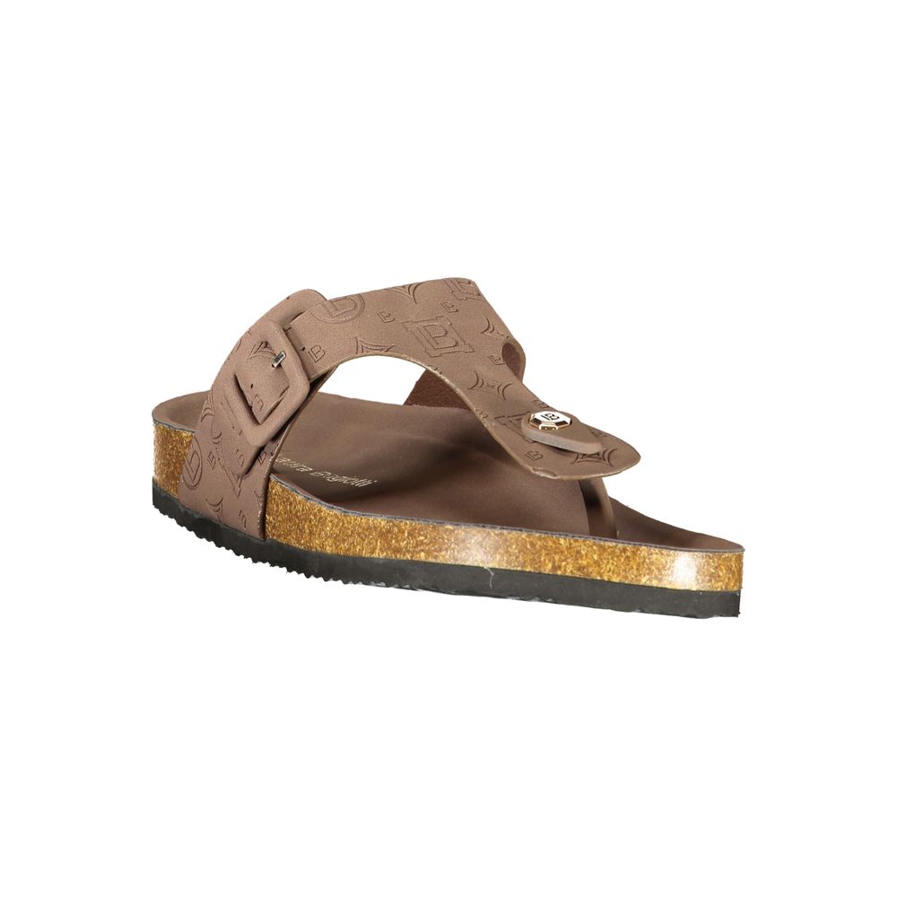 Laura Biagiotti Brown Polyurethane Women's Sandal | Regal Royce