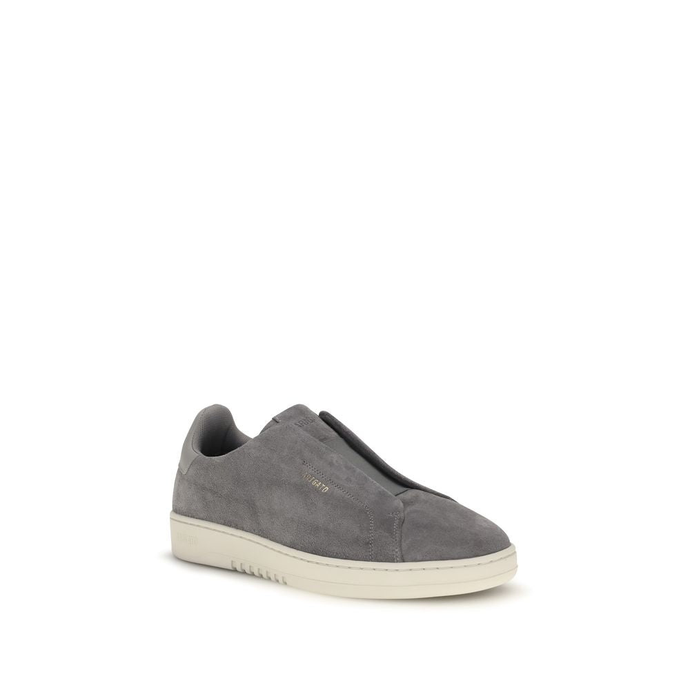 Axel Arigato Gray Calf Leather Bos Taurus Low Top Sneakers | Regal Royce