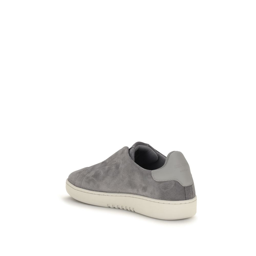 Axel Arigato Gray Calf Leather Bos Taurus Low Top Sneakers | Regal Royce
