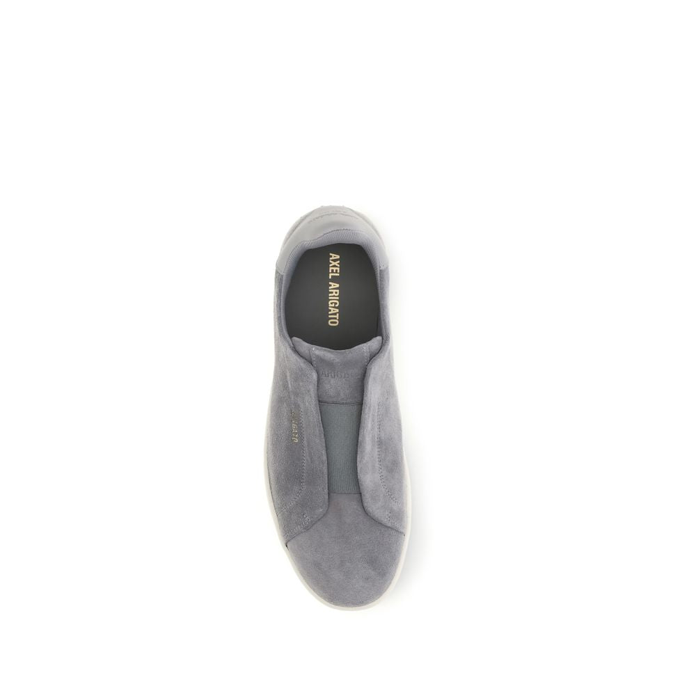 Axel Arigato Gray Calf Leather Bos Taurus Low Top Sneakers | Regal Royce