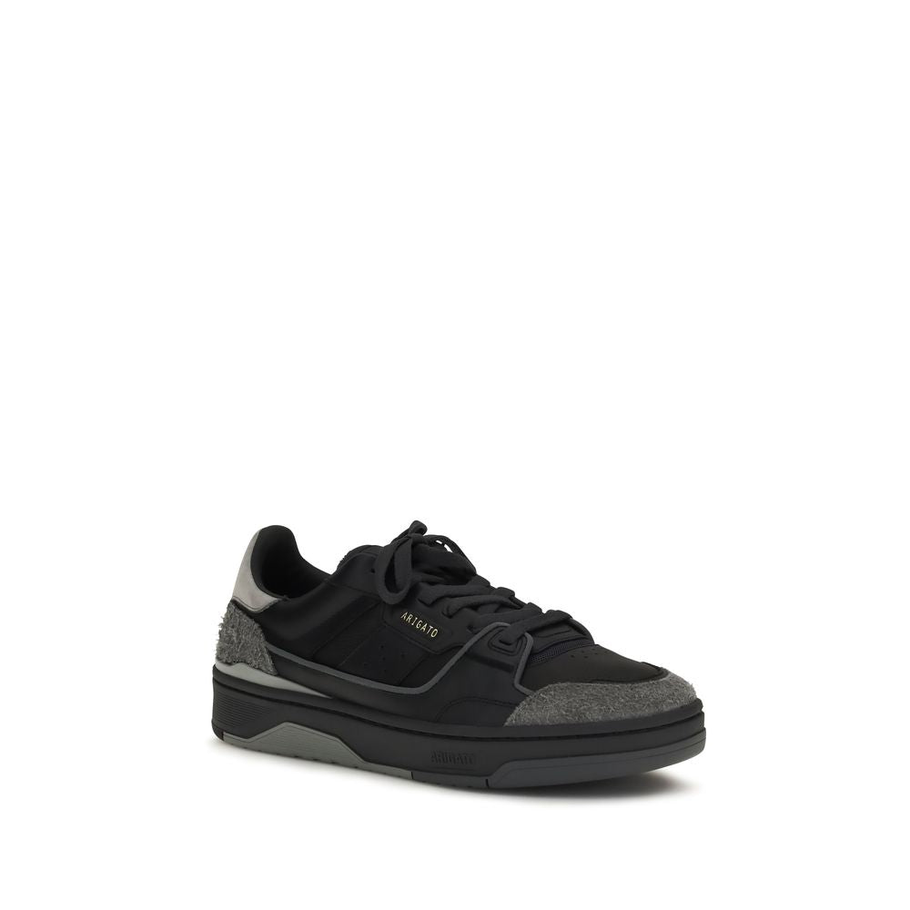 Axel Arigato Black Calf Leather Bos Taurus Low Top Sneakers | Regal Royce